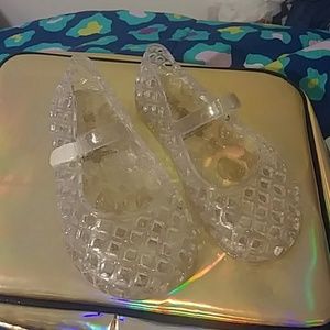 Toddler girls closed toe jellies